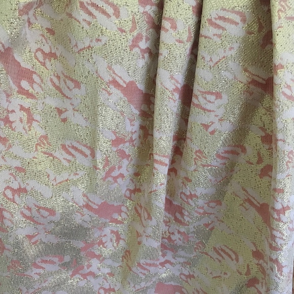 Anthropologie Pink and Gold Skirt 💥SALE - Picture 3 of 4